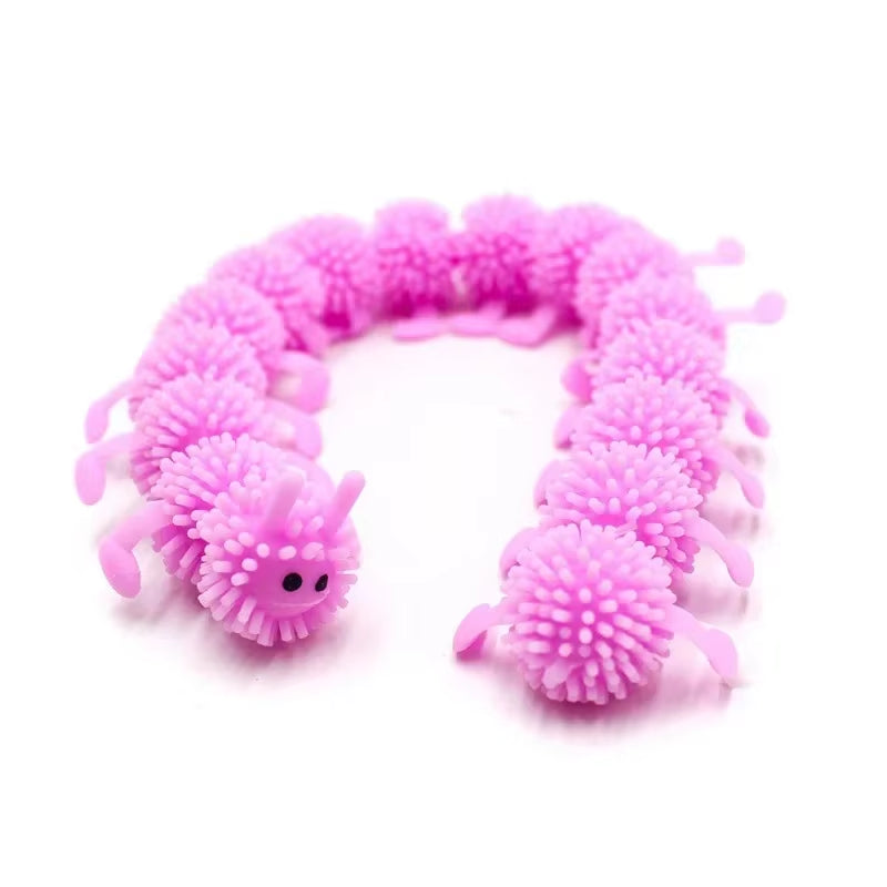 Caterpillar Sensory Stress Relief Toy - Stretchy Fidget Worm for Anxiety Therapy for Teens and Adults