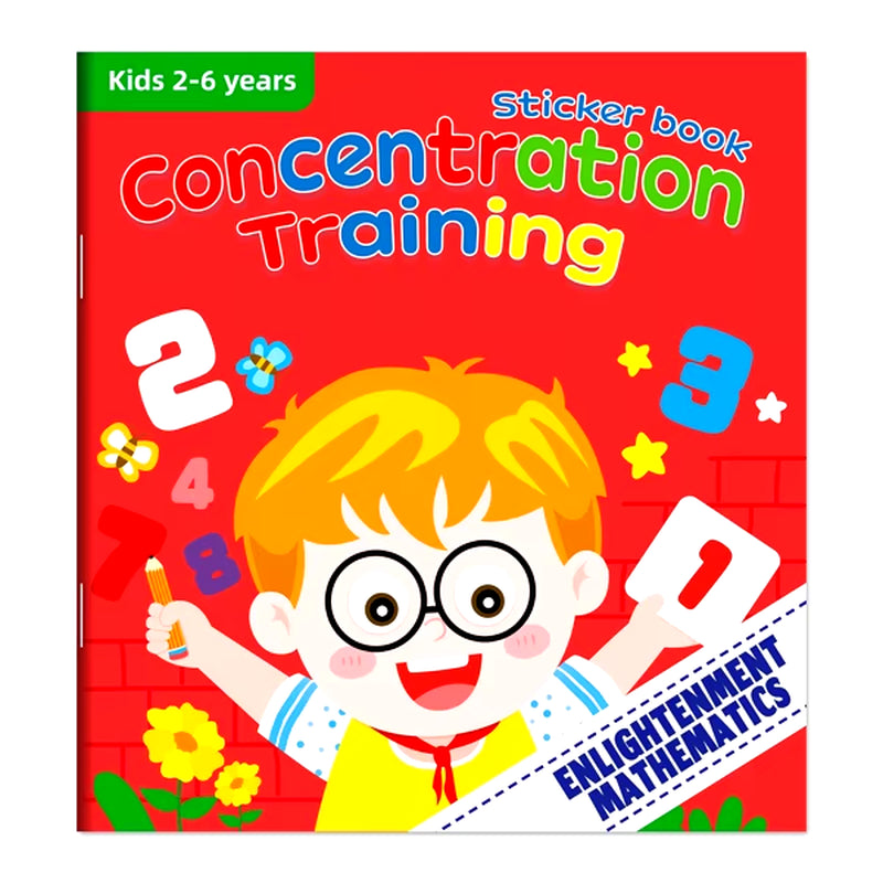Montessori Educational Sticker Books for Children Aged 3-6: Enhancing Developmental Potential through Engaging Activities