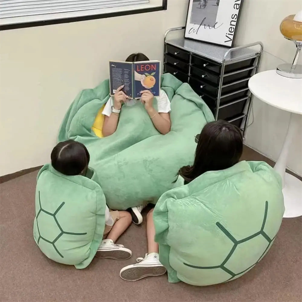 Extra Large Wearable Turtle Shell Plush Pillow Costume - Weighted Stuffed Animal for Kids and Adults, Ideal Gift for Dress-Up Fun