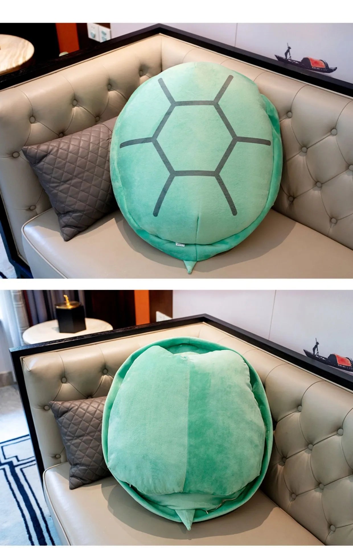 Extra Large Wearable Turtle Shell Plush Pillow Costume - Weighted Stuffed Animal for Kids and Adults, Ideal Gift for Dress-Up Fun