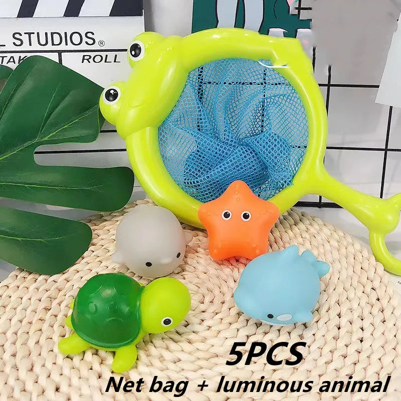 Colorful LED Bath Toys with Waterproof Underwater Lights - Ideal Birthday Gift for Boys and Girls