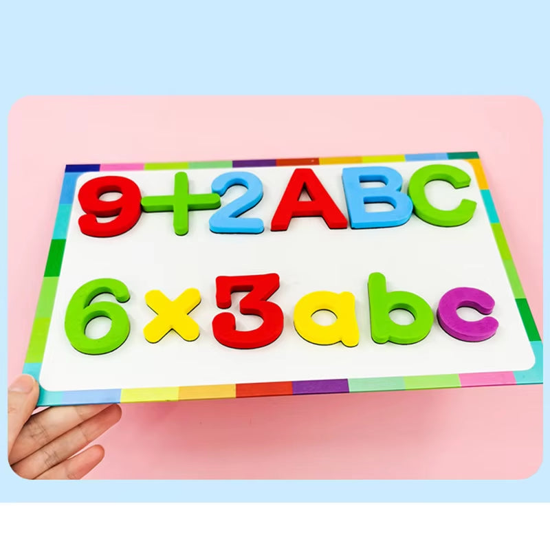 Magnetic Alphabet Letters Set (24-76 Pieces) - EVA Foam Refrigerator Stickers for Toddlers and Kids - Educational Toys for Learning Spelling and Counting