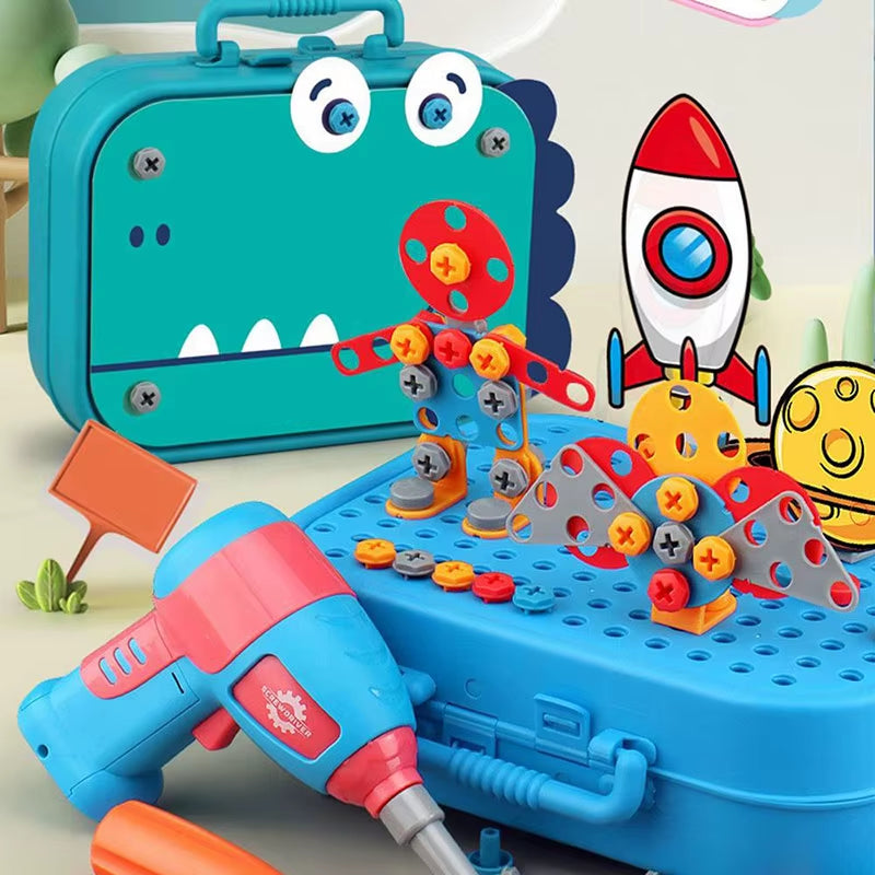 Children’s DIY Tool Set with Electric Drill