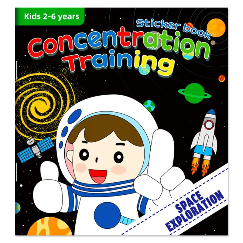 Montessori Educational Sticker Books for Children Aged 3-6: Enhancing Developmental Potential through Engaging Activities