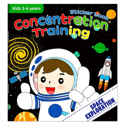 Montessori Educational Sticker Books for Children Aged 3-6: Enhancing Developmental Potential through Engaging Activities