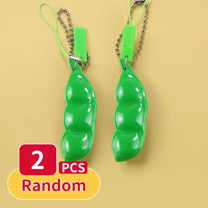 Premium Sensory Fidget Toys for Children and Adults: Innovative Squishy Shrink Tube and Pea Squeeze Toys for Autism and Anxiety Relief