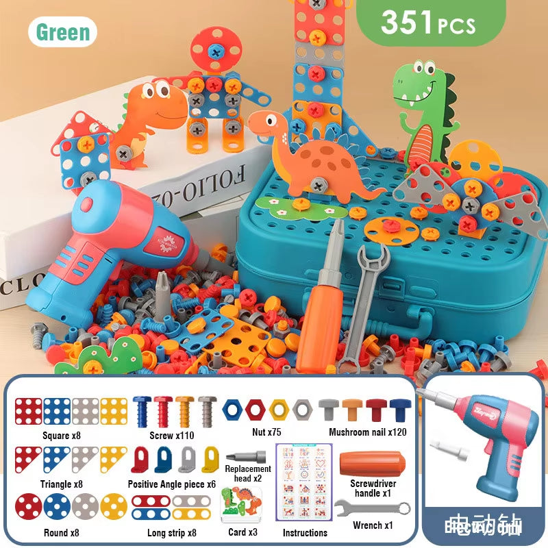 Children’s DIY Tool Set with Electric Drill