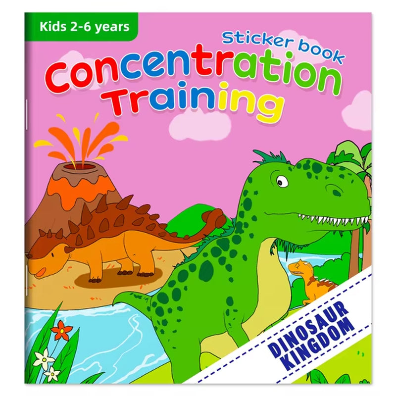 Montessori Educational Sticker Books for Children Aged 3-6: Enhancing Developmental Potential through Engaging Activities