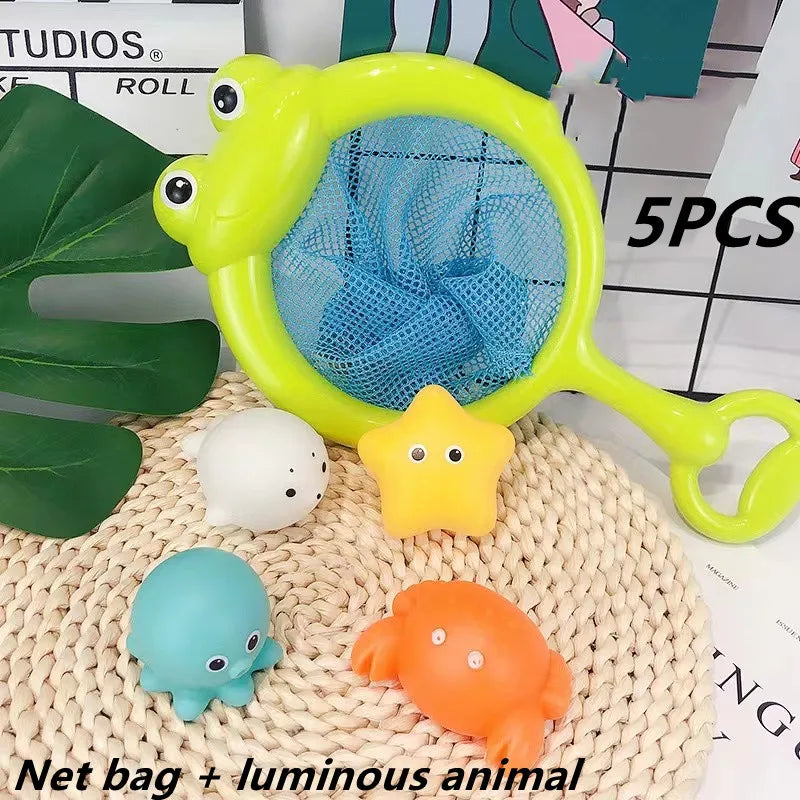 Colorful LED Bath Toys with Waterproof Underwater Lights - Ideal Birthday Gift for Boys and Girls