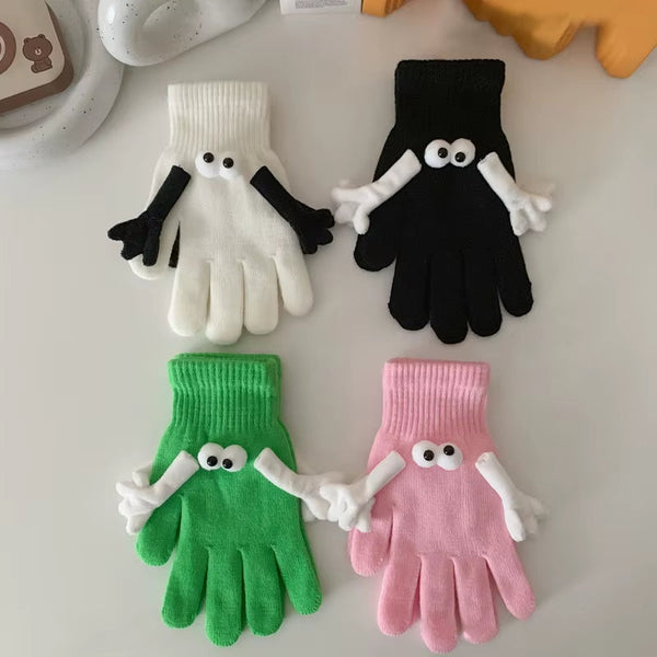 Googly-Eyed Fun Winter Mittens